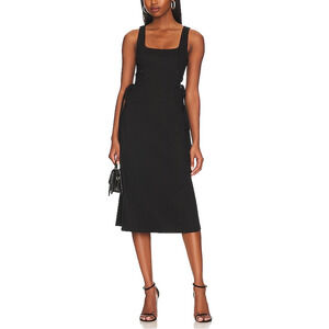 House Of Harlow 1960 'Samina' Black Midi Dress Size S